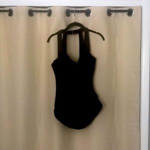 Black Plus Size Lands End One Piece Swimsuit